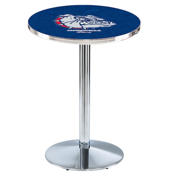 36" Chrome Gonzaga Pub Table